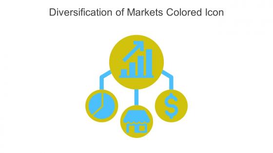 Diversification Of Markets Colored Icon In Powerpoint Pptx Png And Editable Eps Format