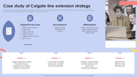 Diversification Strategy To Manage Business Case Study Of Colgate Line Extension Strategy SS