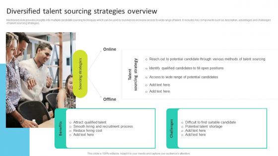 Diversified Talent Sourcing Strategies Overview Talent Search Techniques For Attracting Passive
