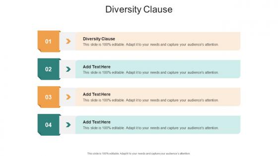 Diversity Clause In Powerpoint And Google Slides Cpb