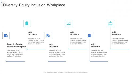 Diversity Equity Inclusion Workplace In Powerpoint And Google Slides Cpb