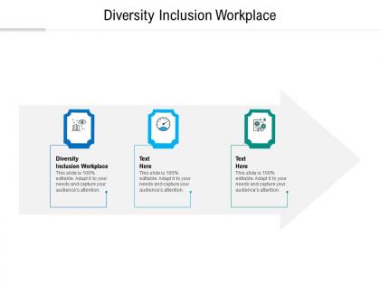 Diversity inclusion workplace ppt powerpoint presentation portfolio show cpb