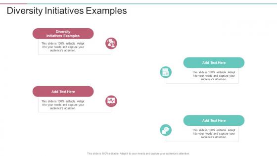 Diversity Initiatives Examples In Powerpoint And Google Slides Cpb