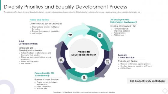 Diversity Priorities And Equality Development Process