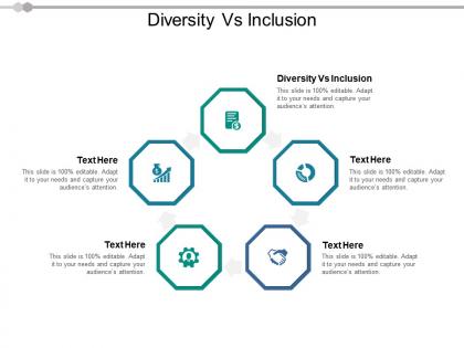 Diversity vs inclusion ppt powerpoint presentation portfolio pictures cpb