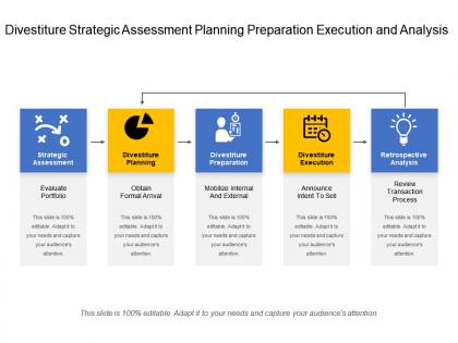 Divestiture strategic assessment planning preparation execution and analysis