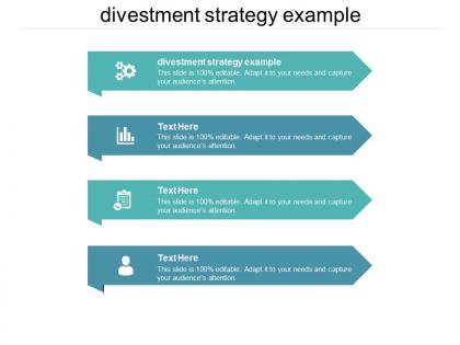 Divestment strategy example ppt powerpoint presentation slides guidelines cpb
