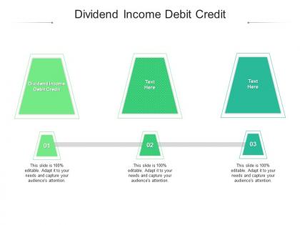 Dividend income debit credit ppt powerpoint presentation styles sample cpb
