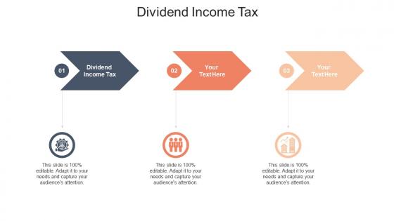 Dividend income tax ppt powerpoint presentation infographics topics cpb