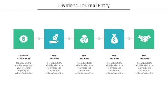 Dividend journal entry ppt powerpoint presentation professional icon cpb