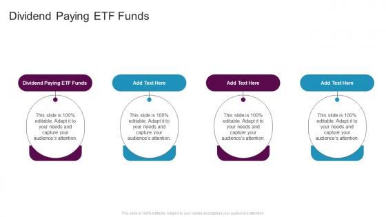 Dividend Paying ETF Funds In Powerpoint And Google Slides Cpb