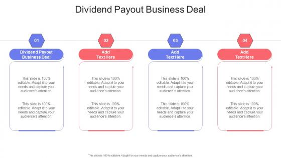 Dividend Payout Business Deal In Powerpoint And Google Slides Cpb