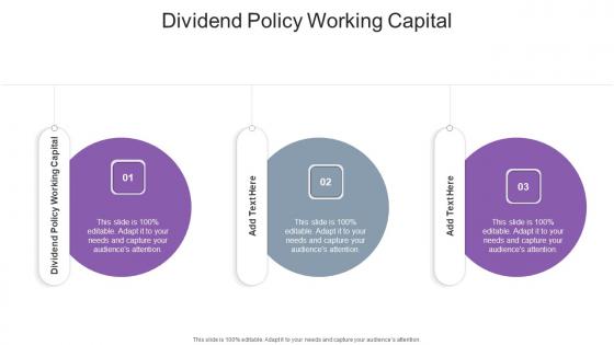 Dividend policy working capital in powerpoint and google slides cpb