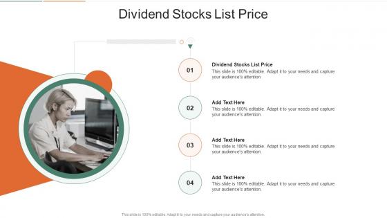 Dividend Stocks List Price In Powerpoint And Google Slides Cpb