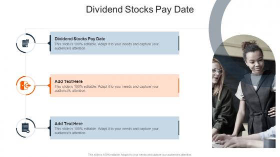 Dividend Stocks Pay Date In Powerpoint And Google Slides Cpb