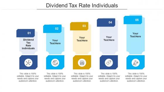 Dividend tax rate individuals ppt powerpoint presentation infographic aids cpb