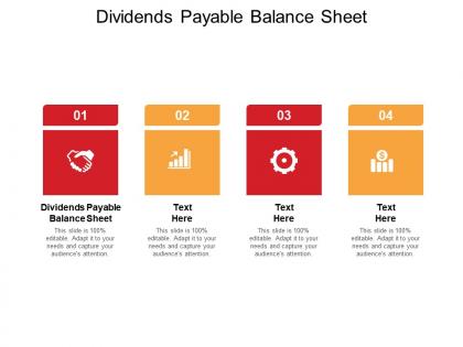 Dividends payable balance sheet ppt powerpoint presentation inspiration design ideas cpb