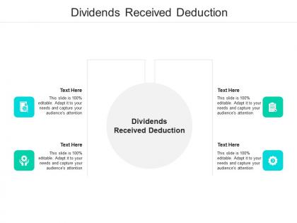 Dividends received deduction ppt powerpoint presentation portfolio example topics cpb