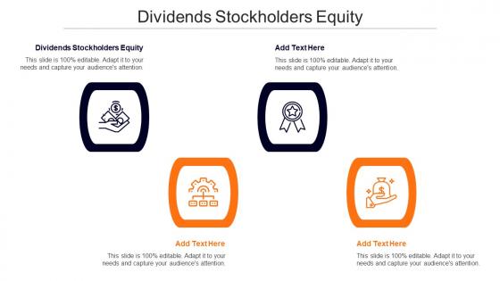 Dividends Stockholders Equity Ppt Powerpoint Presentation Show Sample Cpb