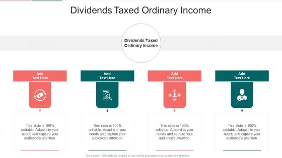 Dividends Taxed Ordinary Income In Powerpoint And Google Slides Cpb