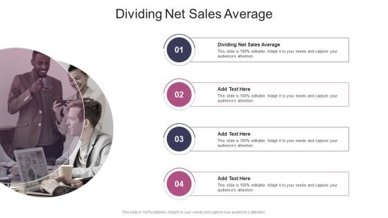 Dividing Net Sales Average In Powerpoint And Google Slides Cpb