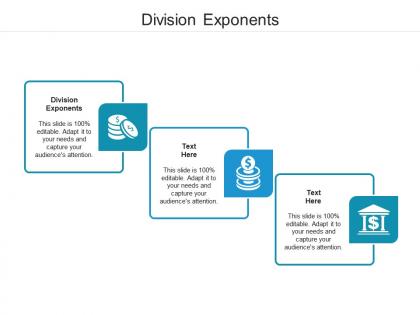 Division exponents ppt powerpoint presentation portfolio icons cpb