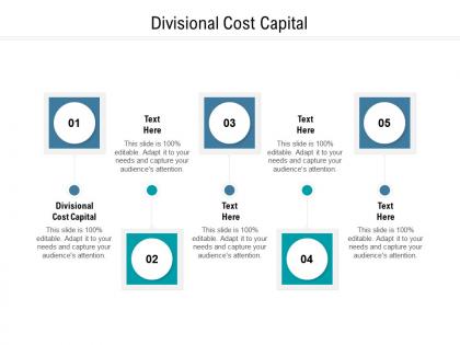 Divisional cost capital ppt powerpoint presentation ideas cpb