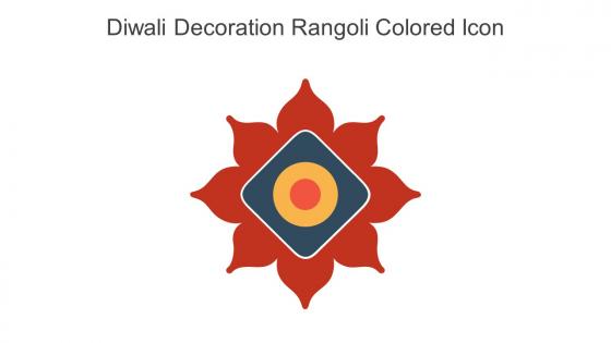 Diwali Decoration Rangoli Colored Icon In Powerpoint Pptx Png And Editable Eps Format