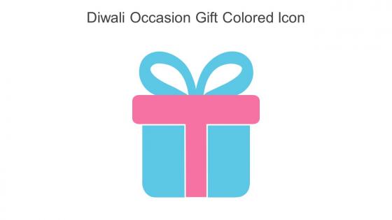 Diwali Occasion Gift Colored Icon In Powerpoint Pptx Png And Editable Eps Format