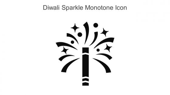 Diwali Sparkle Monotone Icon In Powerpoint Pptx Png And Editable Eps Format