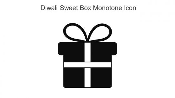 Diwali Sweet Box Monotone Icon In Powerpoint Pptx Png And Editable Eps Format