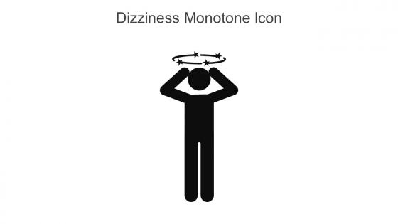 Dizziness Monotone Icon In Powerpoint Pptx Png And Editable Eps Format