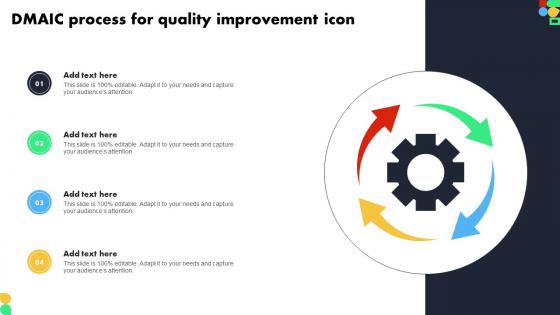 DMAIC Process For Quality Improvement Icon
