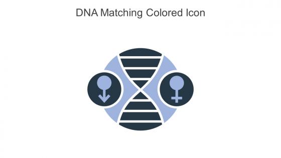 DNA Matching Colored Icon In Powerpoint Pptx Png And Editable Eps Format