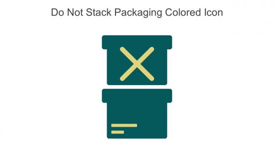 Do Not Stack Packaging Colored Icon In Powerpoint Pptx Png And Editable Eps Format