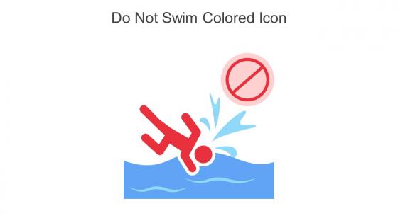 Do Not Swim Colored Icon In Powerpoint Pptx Png And Editable Eps Format