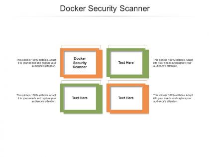 Docker security scanner ppt powerpoint presentation infographic template slides cpb