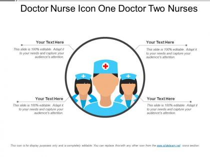 Doctor nurse icon one doctor two nurses