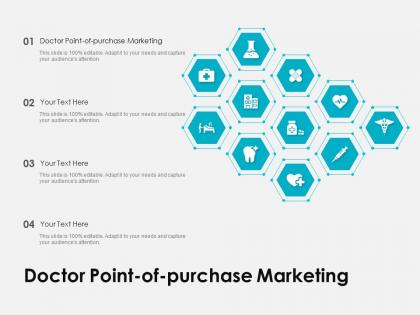 Doctor point of purchase marketing ppt powerpoint presentation portfolio icons