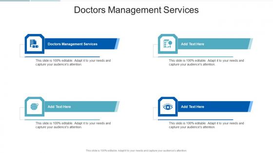 Doctors Management Services In Powerpoint And Google Slides Cpb