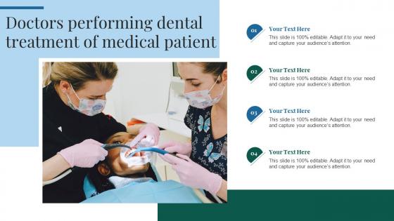 Doctors Performing Dental Treatment Of Medical Patient