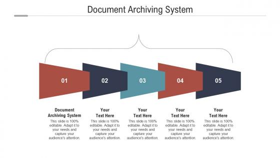 Document archiving system ppt powerpoint presentation file templates cpb