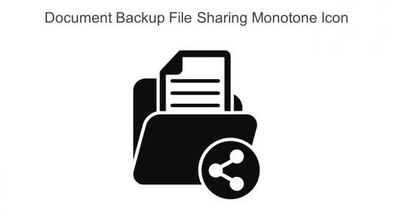 Document Backup File Sharing Monotone Icon In Powerpoint Pptx Png And Editable Eps Format