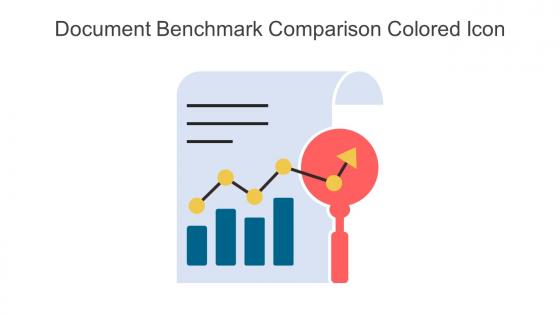 Document Benchmark Comparison Colored Icon In Powerpoint Pptx Png And Editable Eps Format