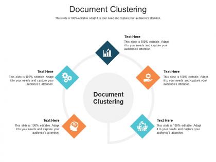 Document clustering ppt powerpoint presentation icon maker cpb