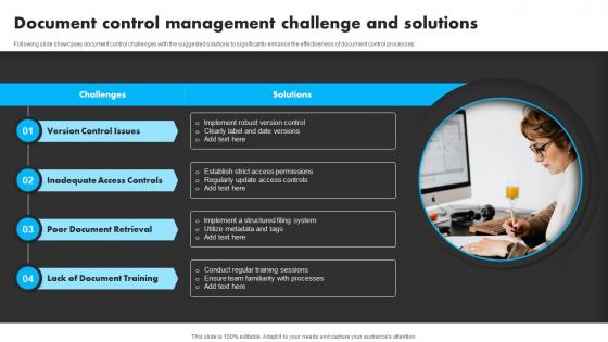 Document Control Management Challenge And Solutions