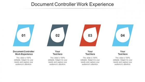 Document controller work experience ppt powerpoint presentation ideas design templates cpb