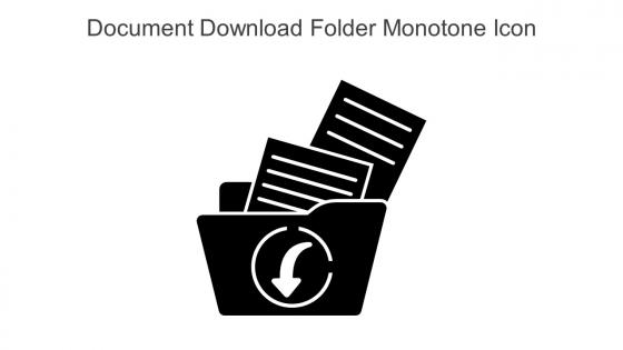 Document Download Folder Monotone Icon In Powerpoint Pptx Png And Editable Eps Format
