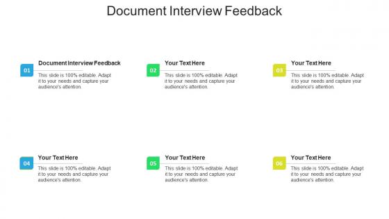 Document interview feedback ppt powerpoint presentation gallery structure cpb