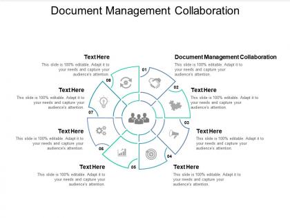 Document management collaboration ppt powerpoint presentation styles icon cpb